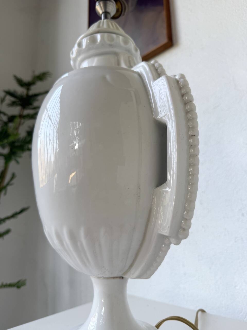 1940s ceramic lamp base
