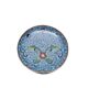 Vintage Cloisonne plate 1970s