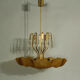 Fountain pendant light from Kamenický Šenov, 1970s