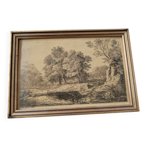 Lithographie estampillée