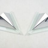 Pair of wall lamps, Karstadt, 1980s