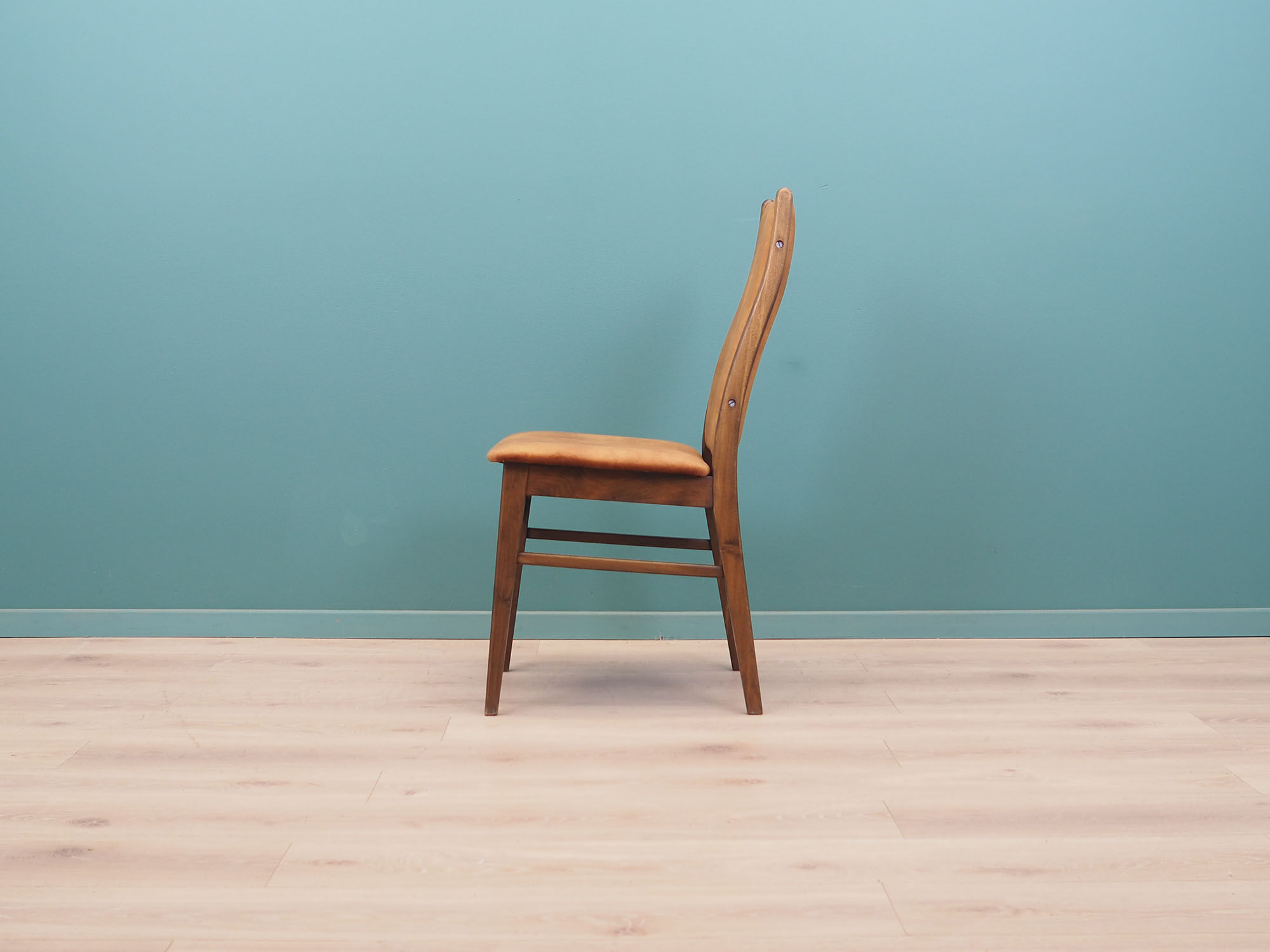 Ensemble de six chaises en hêtre, design danois, années 60, production: Danemark