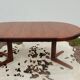 Vintage Scandinavian style table with 2 teak extensions, 1960s