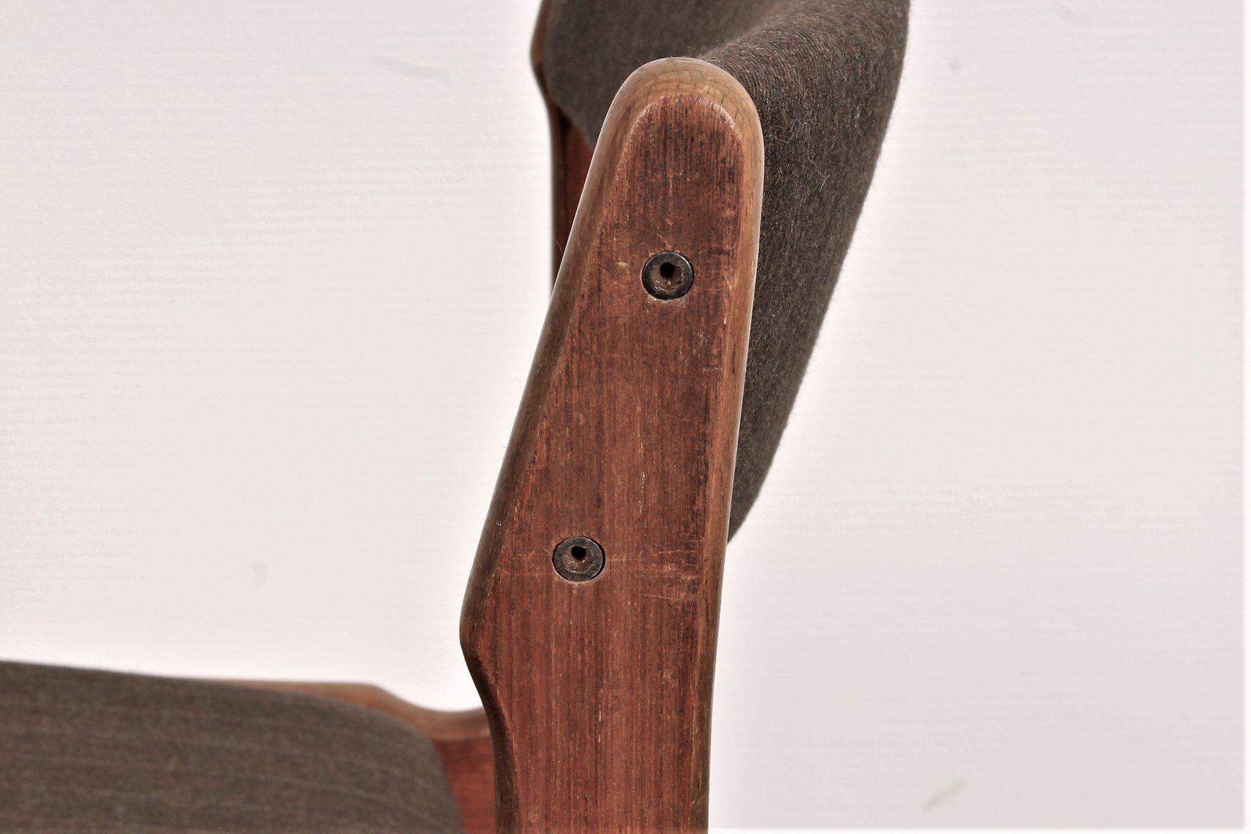 Set of 4 teak dining chairs by Erik Buch for Anderstrup 1950s