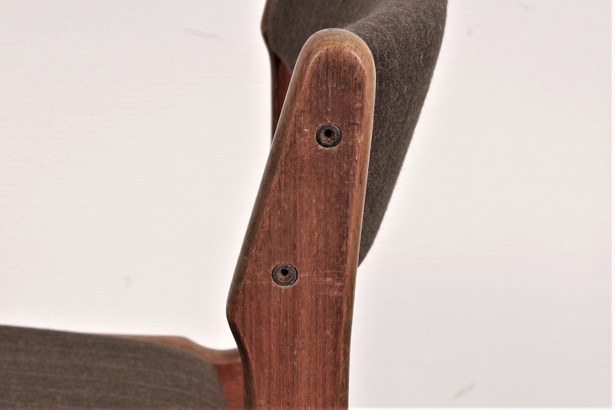 Set de 4 chaises de salle à manger en teck par Erik Buch pour Anderstrup 1950s