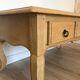 Vintage solid oak coffee table