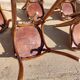 6 Baumann chairs in wood and imitation leather