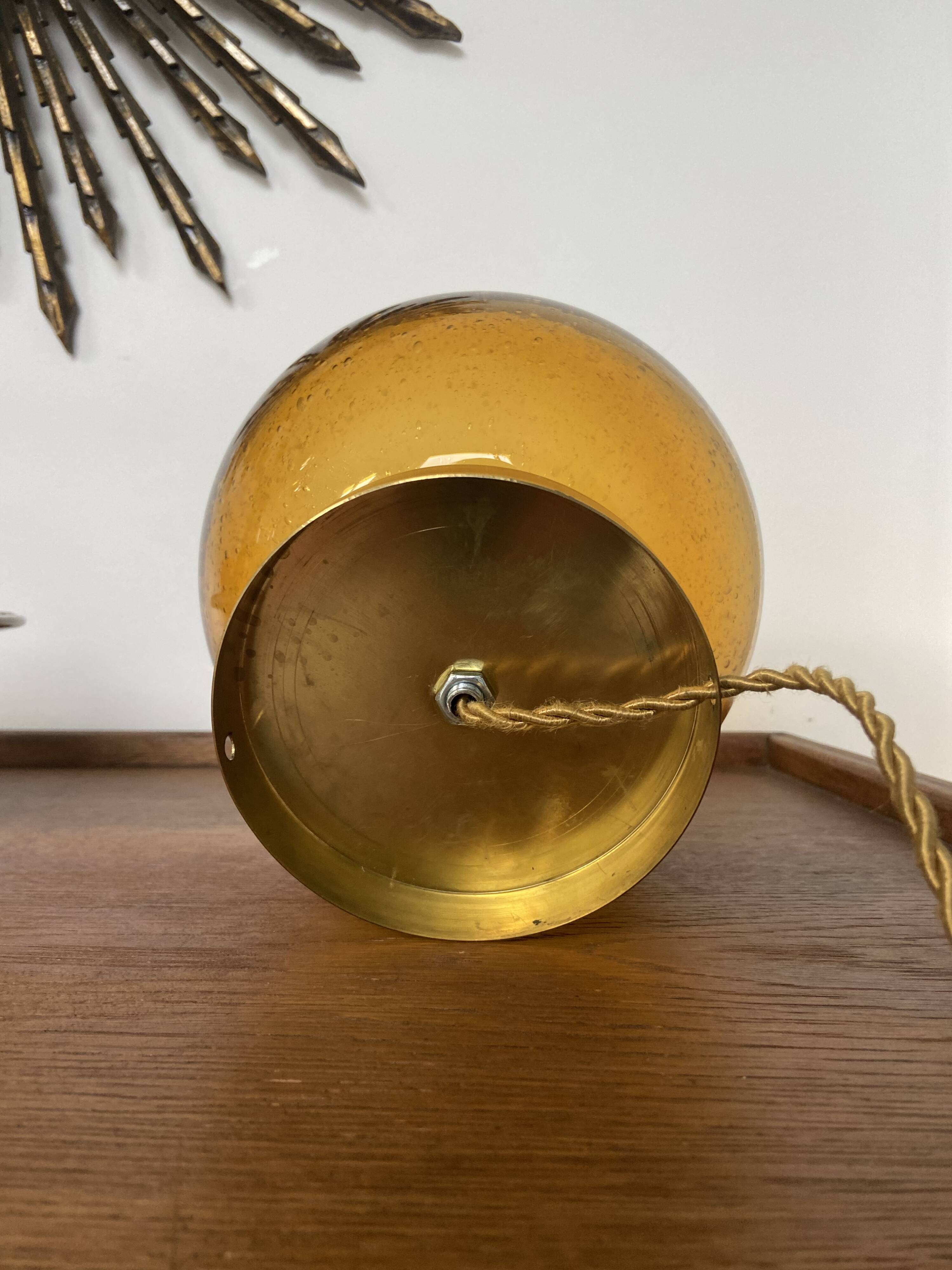 Vintage “bubbled” lamp