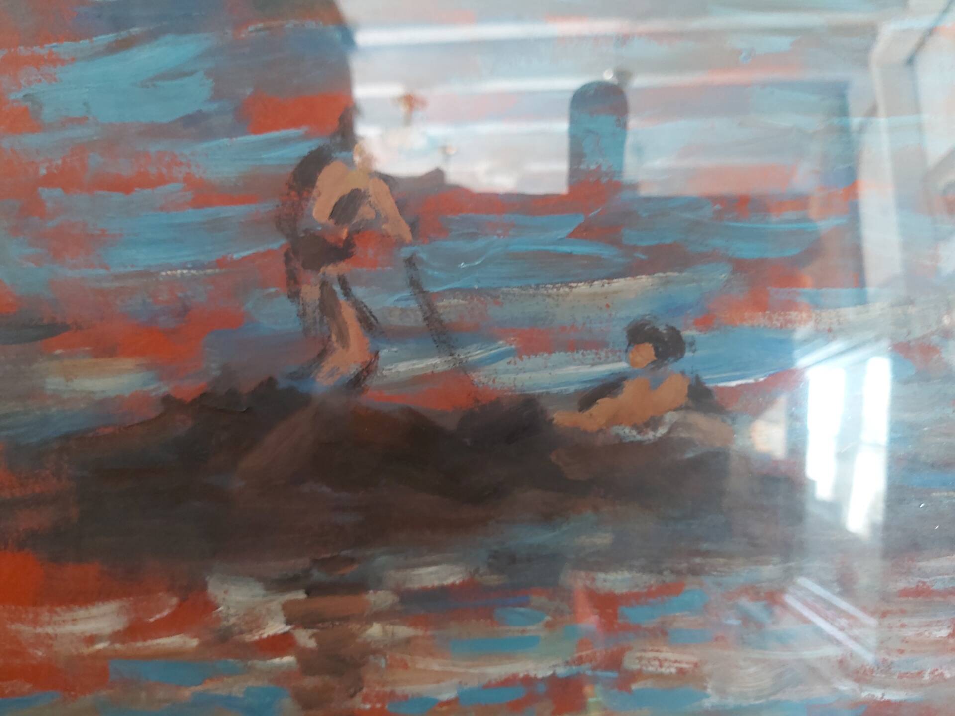 Tableau bord de mer, saint-clair