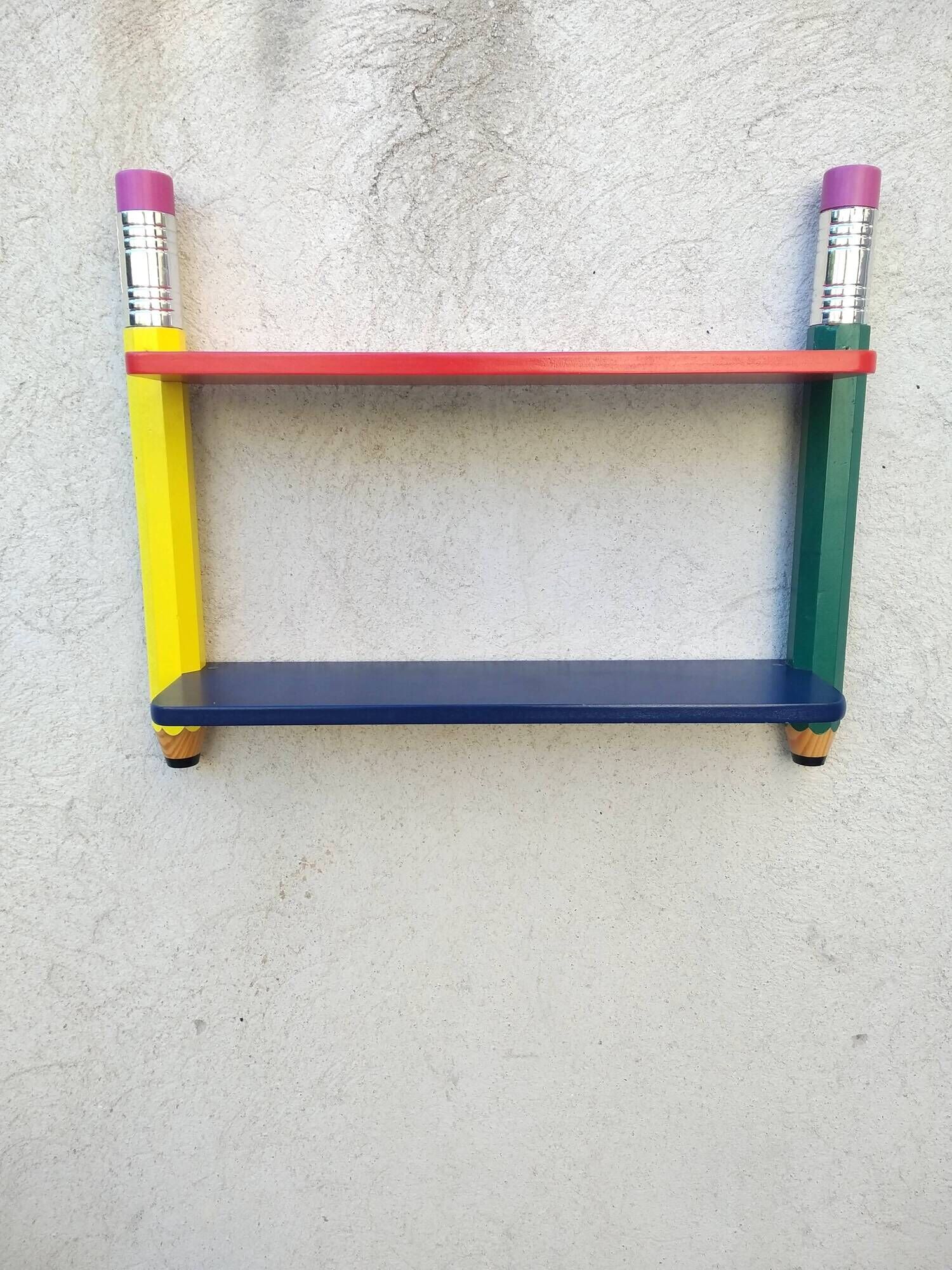 Small wall shelf for pencils Pierre Sala Clairefontaine collection 1980