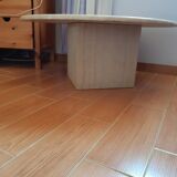 Coffee table in travertine