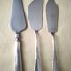 Set of 3 silver-plated serving utensils