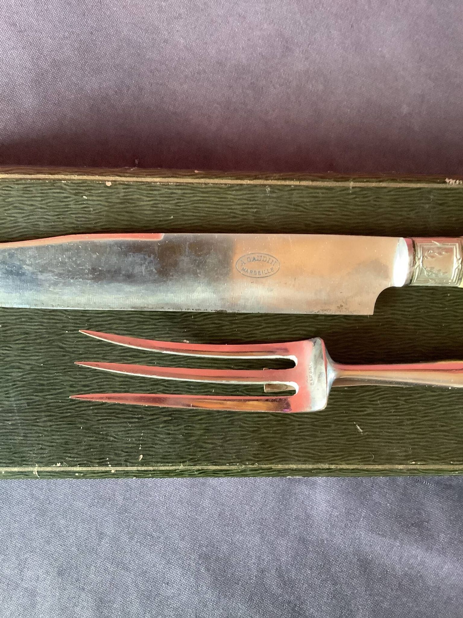 Serving cutlery for leg of lamb