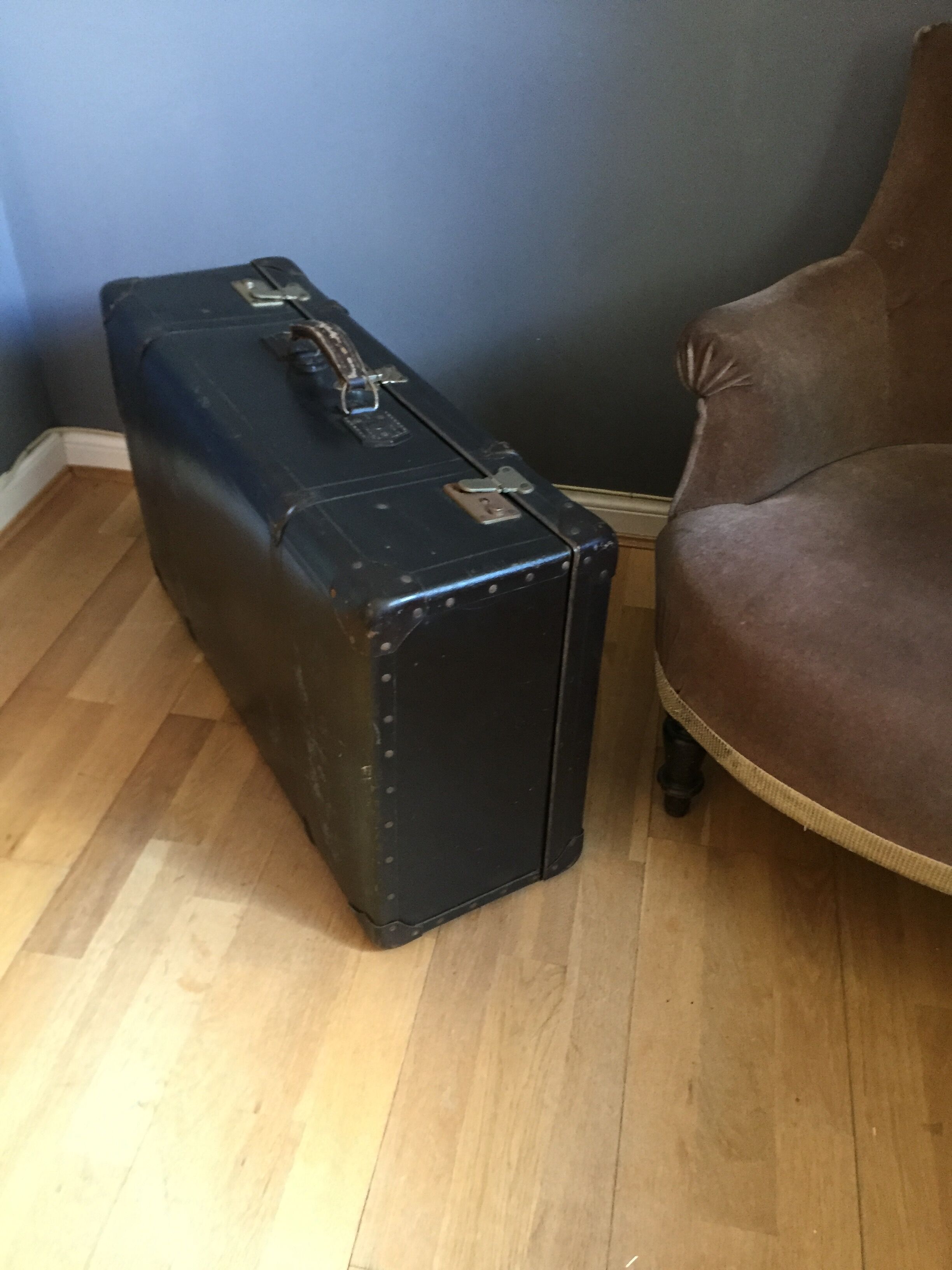 Valise ancienne vintage 1950