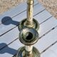 Pair of copper candlesticks