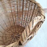 Large wicker basket / rattan - Rattan pan / wicker XXL