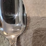 12 silver-plated metal coffee spoons by Boulenger LXV demi riche.