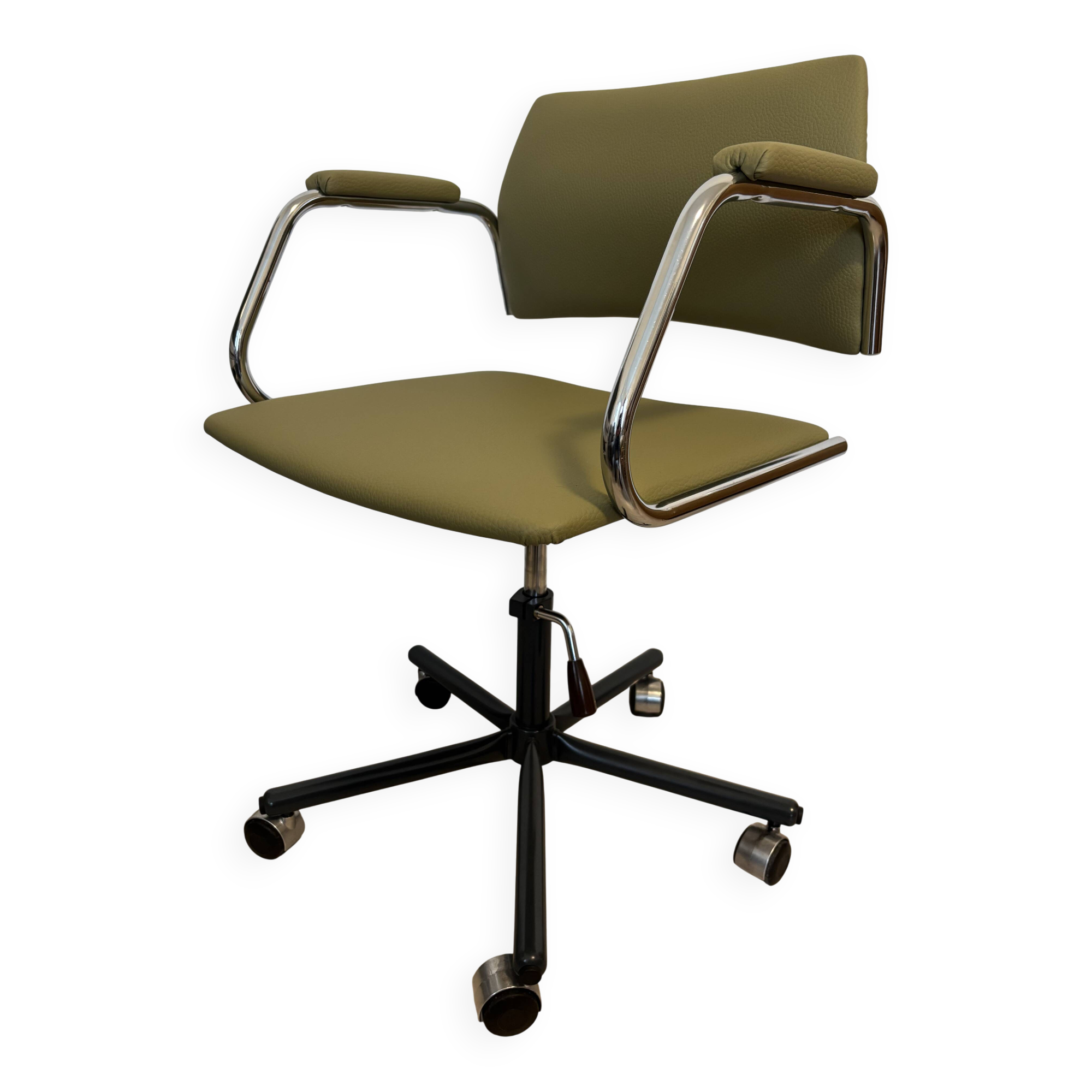 Fully Restored Kovona Office Desk Chair, Czechoslovakia 1970’s
