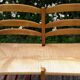 Wood and straw Picard bench