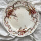 8 polychrome ironstone dinner plates "Wentworth" by Emile Bourgeois