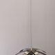 Space Age "Flower" pendant light by Jocelyne Trocmé for Oxar France circa 1970