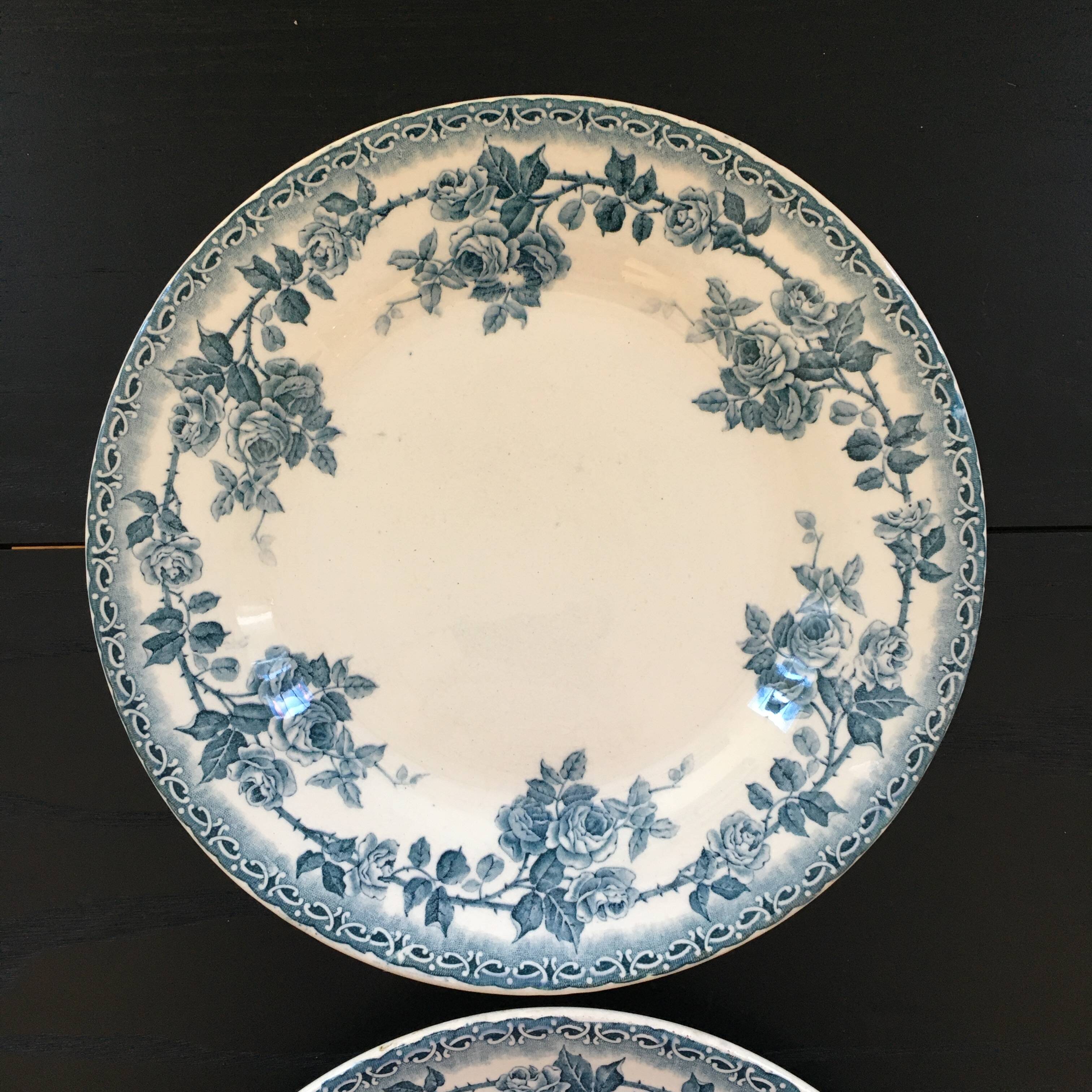 Pair of Terre de Fer plates
