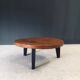Mid-Century Industrial Tripod Coffee Table, France, 1950s