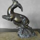 Art Deco marble figurine table lamp
