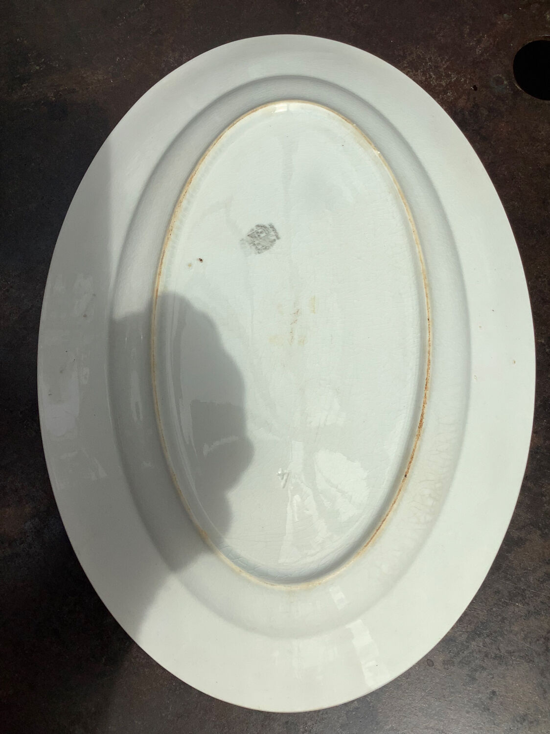 Oval earthenware dish of Onnaing