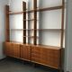 Bibliothèque modulable  Peter Petrides Interna Wandmöbel Années 70