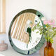 Chiseled double complexion mirror