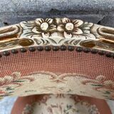 French Armchair with Floral Tapestry