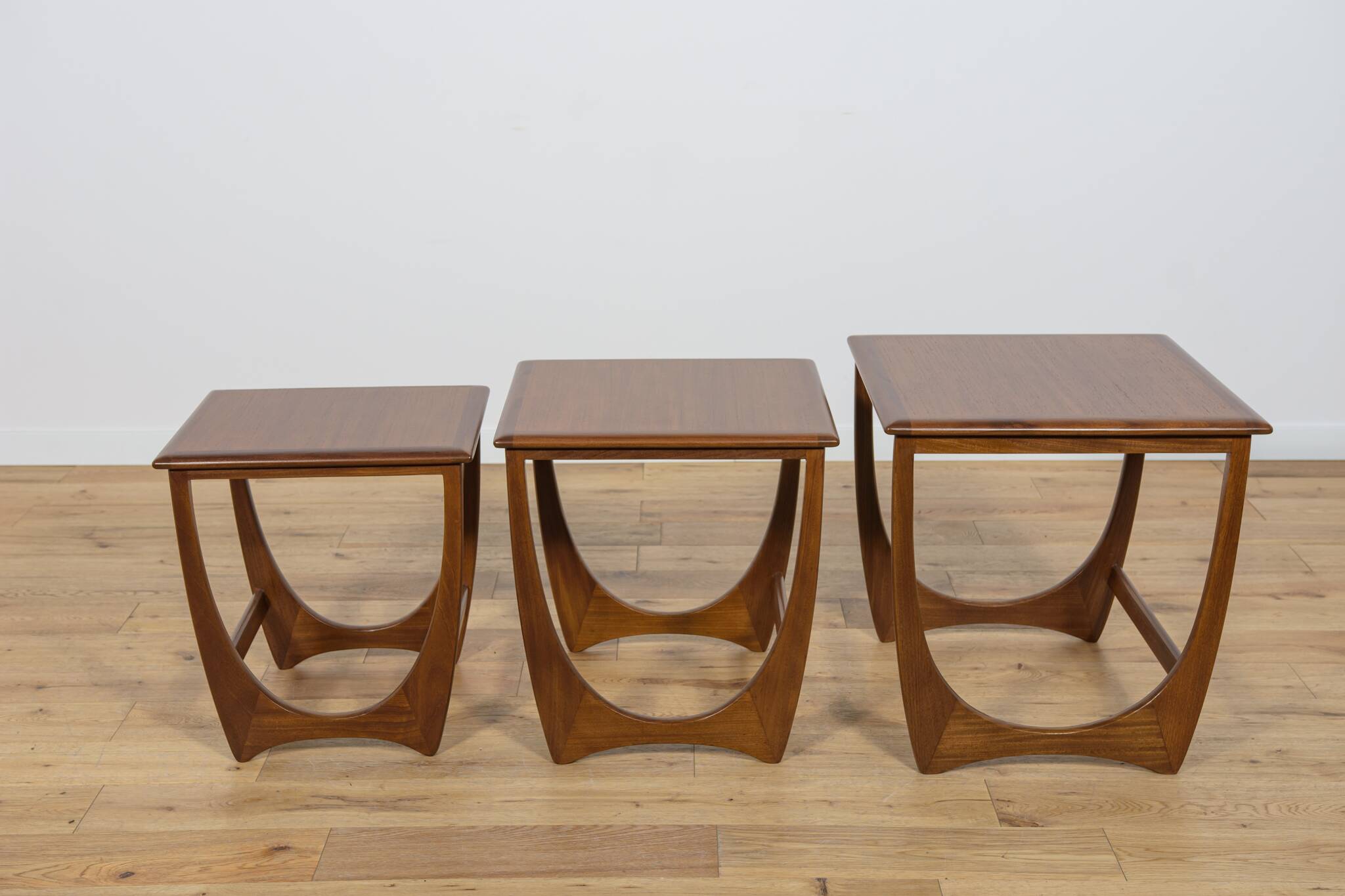 Mid-Century Teak Nesting Tables by V. Wilkins for G-Plan, United Knigdom, 1970s, Set of 3