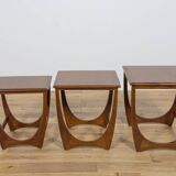 Mid-Century Teak Nesting Tables by V. Wilkins for G-Plan, United Knigdom, 1970s, Set of 3