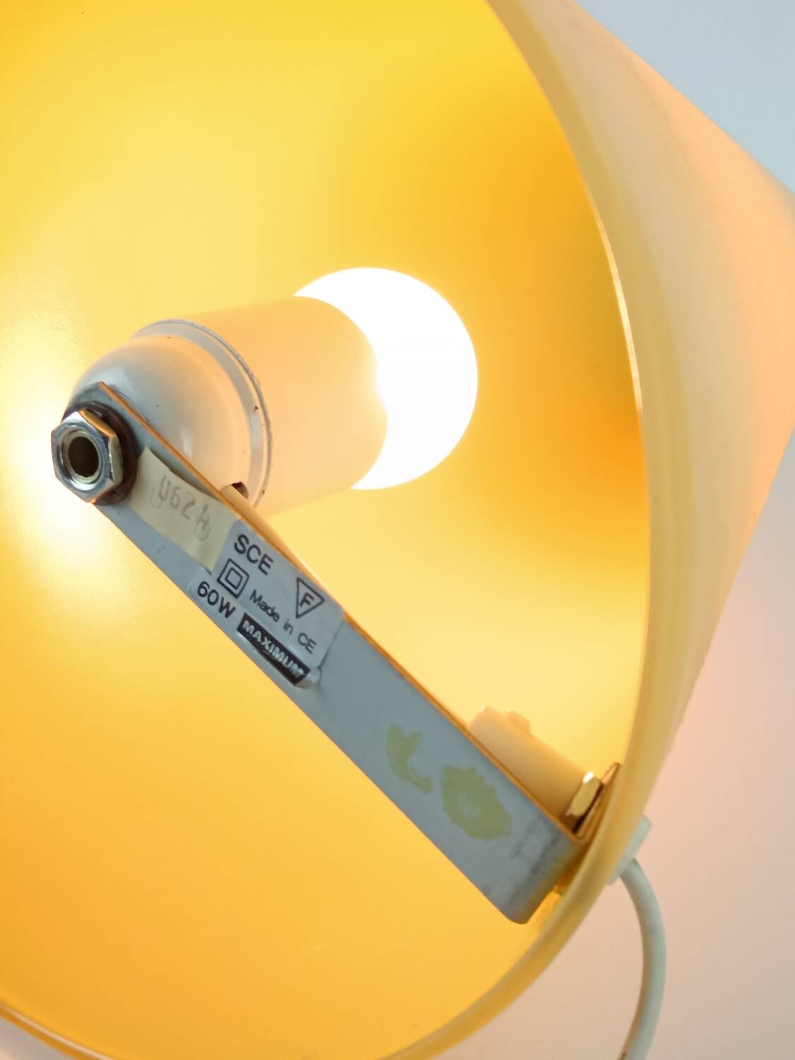 Lampe conique en verre par SCE