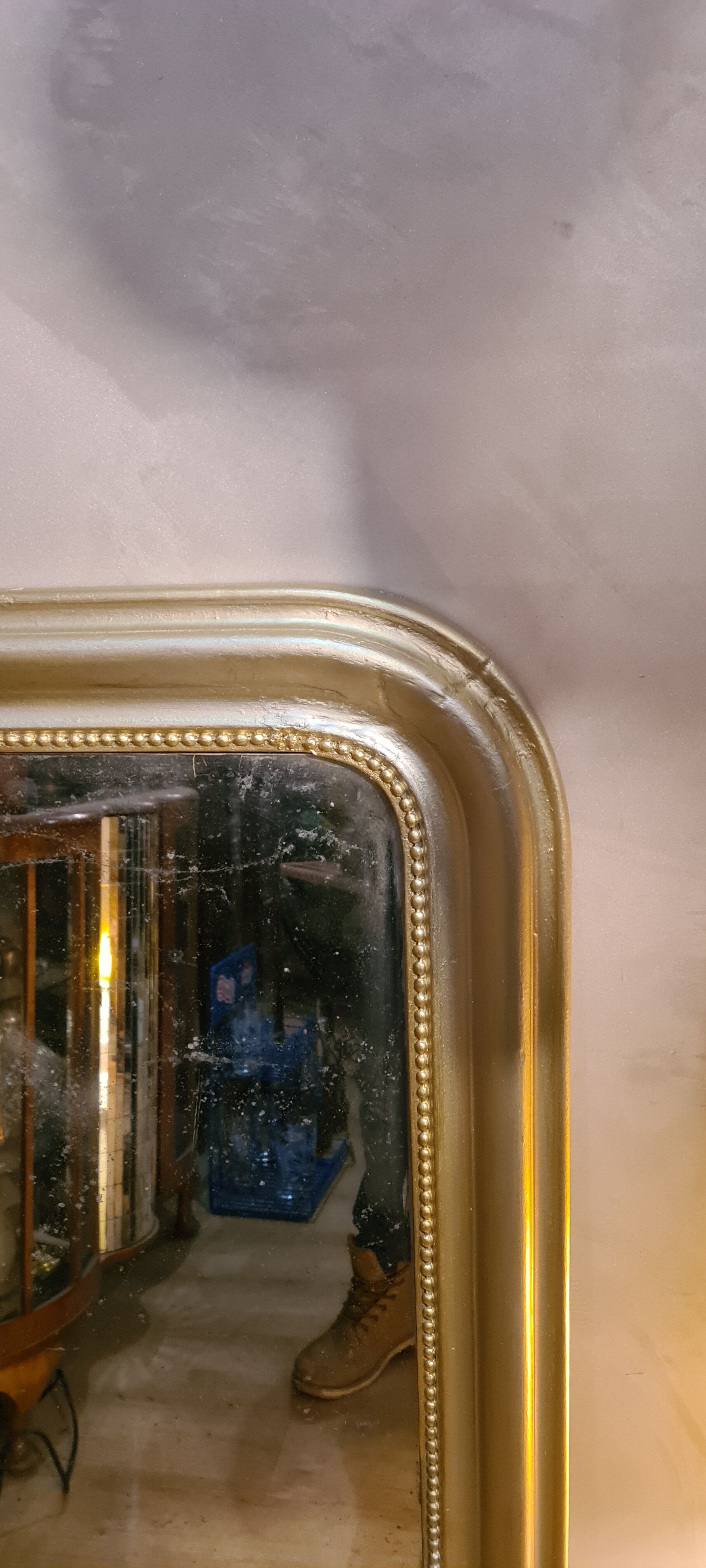Mirror louis philippe 108x80 traces of wear of time 1900