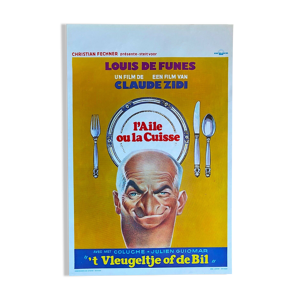 Affiche belge L'aile ou la cuisse