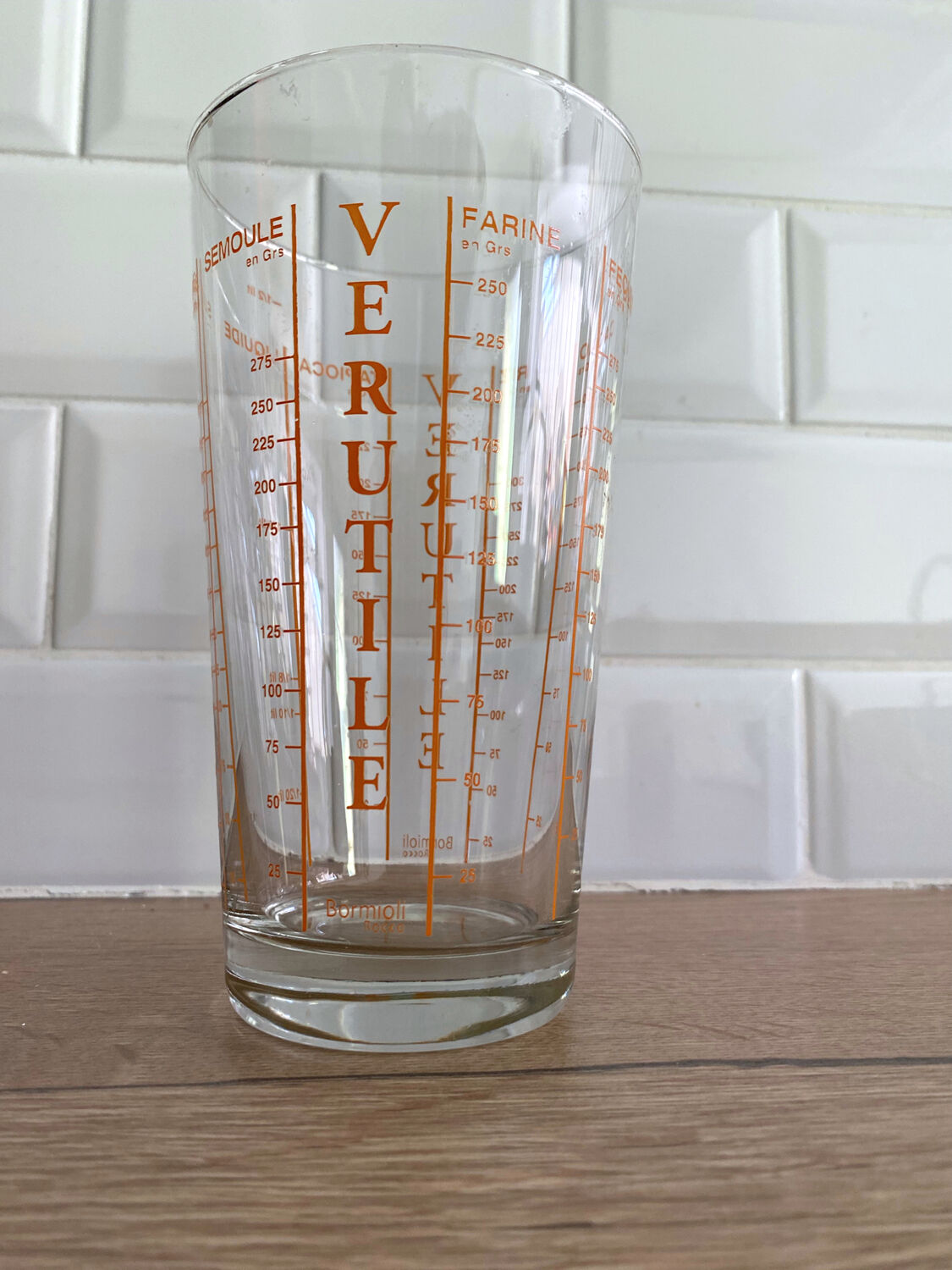 Vintage Verutile dosing glass 70