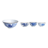 Set of 4 Asian bowls