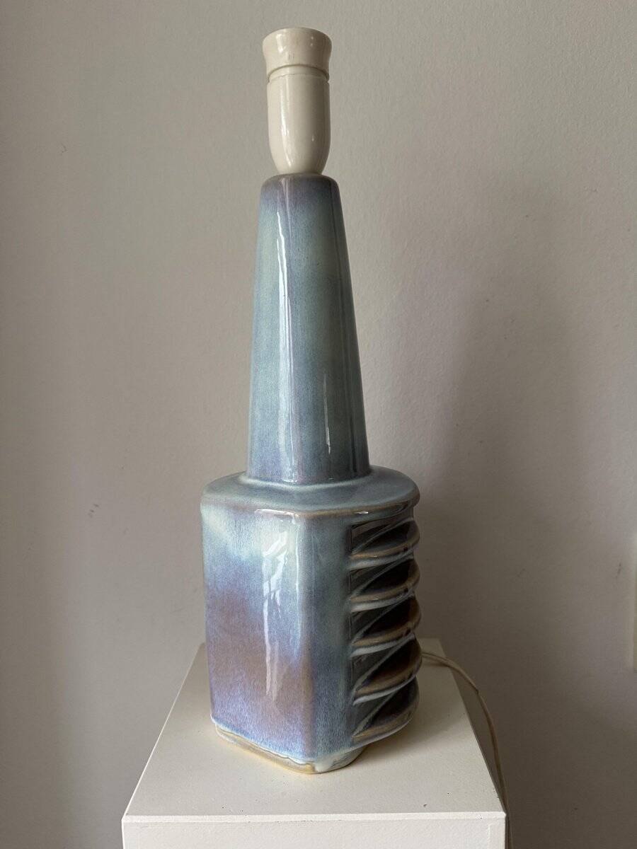 Lampe de table par Einar Johansen pour Søholm Stentøj, céramique, Danemark, années 1960.