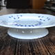 Low earthenware compotier Saint-Amand Nord Barbeau early twentieth century