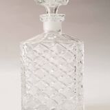 Rectangular crystal whiskey decanter