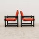 Pair of Armchairs Schirolli Mod. Pierrot Design 80s Modernariato