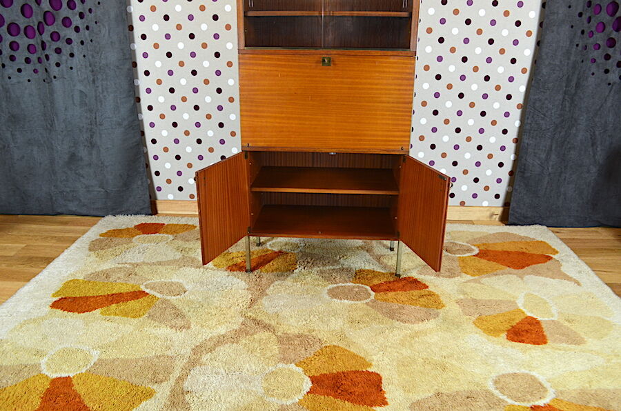 Top design vintage 1950 mahogany secretary