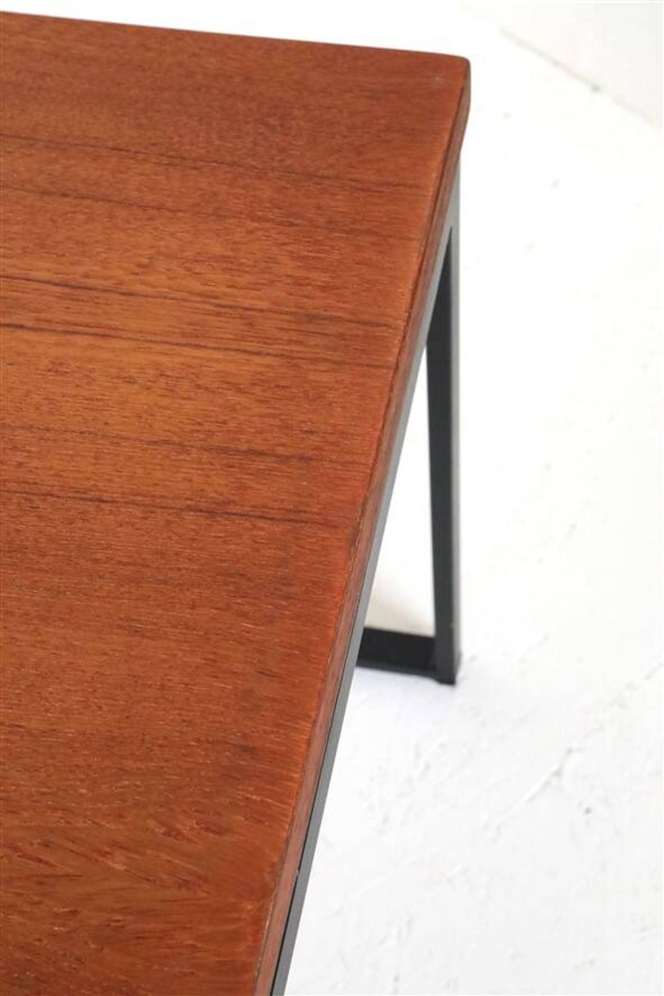 Rare Rego / Günter Renkel “Twen” teak side table / Mid-century modern design / 1950s / 1960s modernism