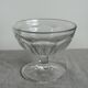 Set of 10 small vintage glass ice cream bowls.