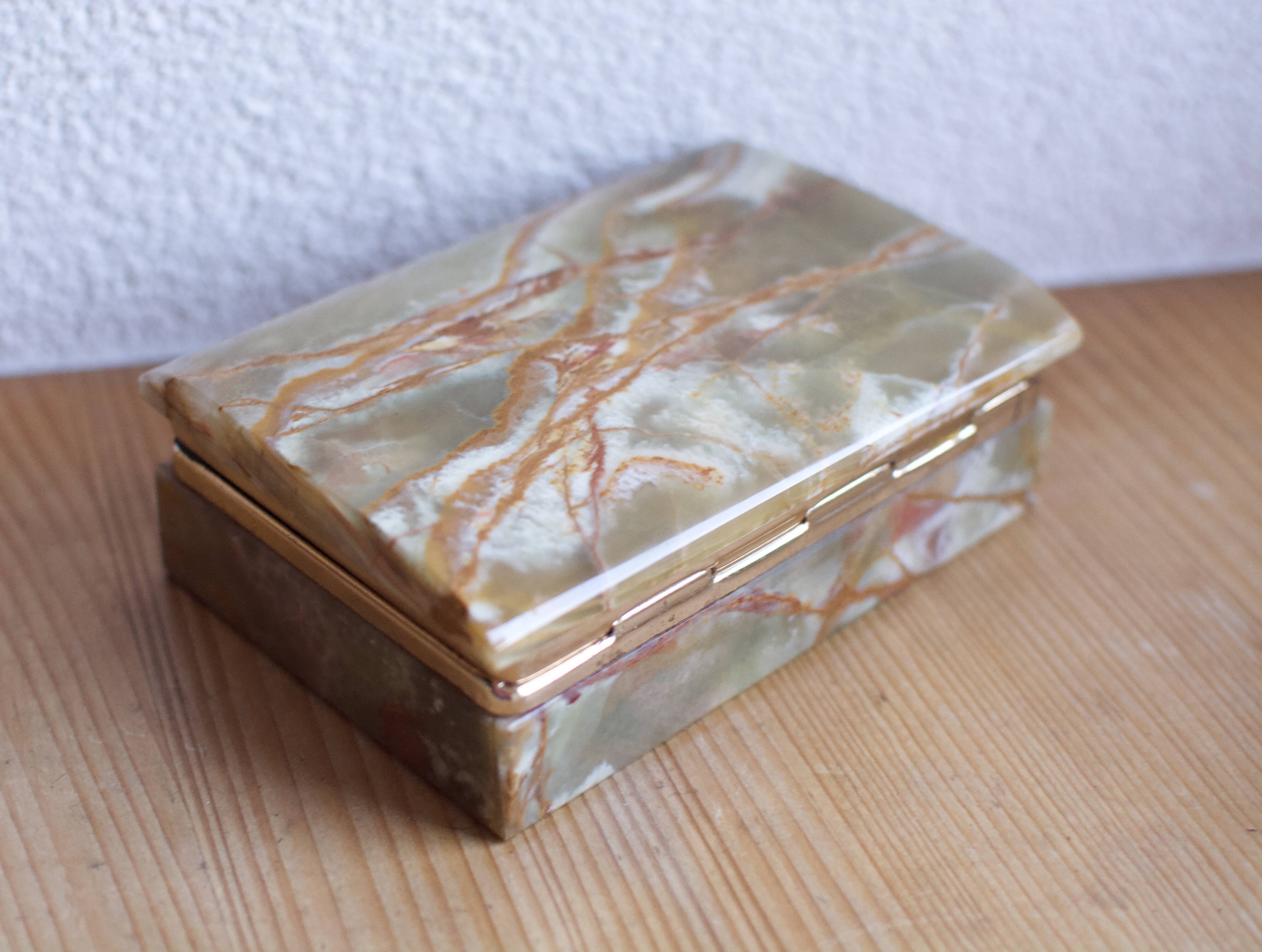 Green Onyx marble box