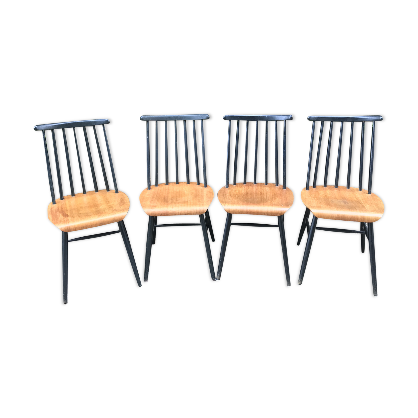 Four chairs Fanett by Ilmari Tapiovaara