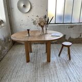 Maison Regain round elm table