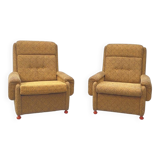 Eastern bloc Vintage armchairs, 1980´s, Czechoslovakia